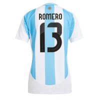 Billiga Argentina Cristian Romero #13 Hemma fotbollskläder Dam Copa America 2024 Kortärmad